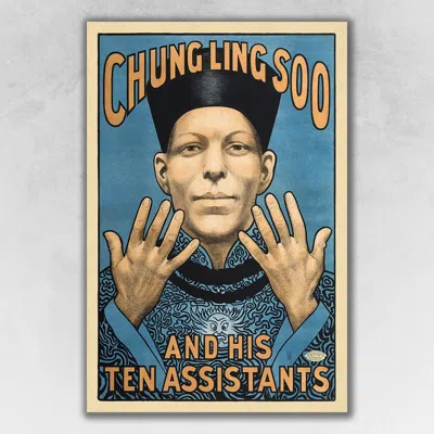 HOMEZIA CHUNG LING SOO VINTAGE MAGIC UNFRAMED PRINT WALL ART