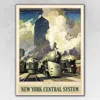 Homezia Cleveland Union Terminal Vintage Travel Unframed Print Wall Art