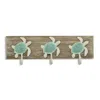 Homezia Coastal Sea Turtle Three Hook Coat Hanger