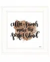 Homezia Yet To Bloom 3 White Framed Print Wall Art