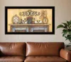 Homezia Come Gather At Our Table 1 Black Framed Print Wall Art