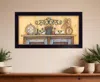 Homezia Come Gather At Our Table 2 Black Framed Print Wall Art