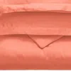 Homezia Coral King Cotton Blend 300 Thread Count Washable Duvet Cover Set