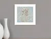 Homezia Coral Seahorse Ii 2 White Framed Print Wall Art