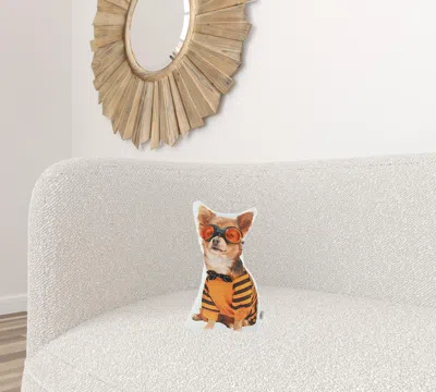 Homezia Costume Dog Printed Decorative Throw Pillow