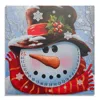 Homezia Count Down To Christmas - Snowman Canvas Wrapped Canvas Print Wall Art