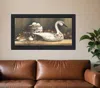 Homezia Country Charm Black Framed Print Wall Art