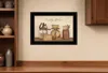 Homezia Country Kitchen 10 Black Framed Print Kitchen Wall Art