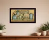 Homezia Country Kitchen 2 Black Framed Print Kitchen Wall Art