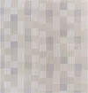 Homezia Cream Knitted Cotton Geometric Throw