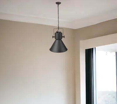 Homezia Crew 1-light Matte Black Pendant