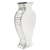 Homezia Curvy Art Deco Style Mirrored Vase