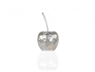 Homezia Delicious Hammered Finish Apple Statue