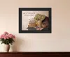 Homezia Done In Love 1 Black Framed Print Wall Art