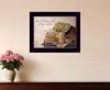 Homezia Done In Love 2 Black Framed Print Wall Art