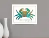 Homezia Dont Be A Crabby Pants White Framed Print Wall Art