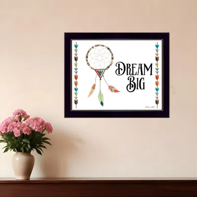 Homezia Dream Big 1 Black Framed Print Wall Art