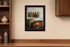 Homezia Dried Flower 2 Black Framed Print Wall Art