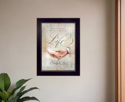 Homezia Each Other 1 Black Framed Print Wall Art