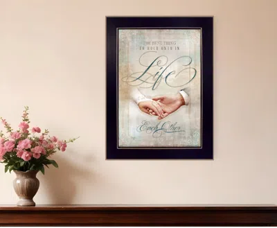 Homezia Each Other 4 Black Framed Print Wall Art
