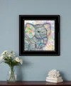Homezia Elephant I 3 Black Framed Print Wall Art