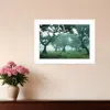 Homezia Enchanted Forest Ii 2 White Framed Print Wall Art