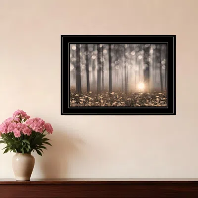 Homezia Enchanted Morning 2 Black Framed Print Wall Art