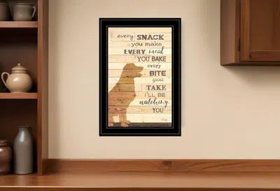 Homezia Every Snack You Make 2 Black Framed Print Wall Art