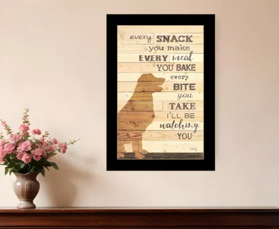 Homezia Every Snack You Make 3 Black Framed Print Wall Art