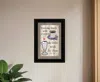 Homezia Everyday Starts With Coffee 2 Black Framed Print Wall Art
