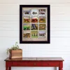 Homezia Faith Family Farming Black Framed Print Wall Art