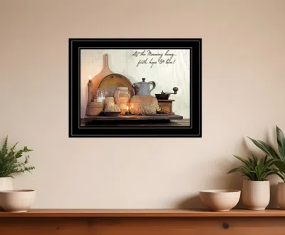 Homezia Faith Hope And Love 2 Black Framed Print Kitchen Wall Art