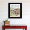 Homezia Families That Farm Together Stay Together Black Framed Print Wall Art