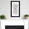 Homezia Family 3 Black Framed Print Wall Art