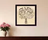 Homezia Family Always And Forever Black Framed Print Wall Art