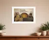 Homezia Family Gather Here 2 White Framed Print Kitchen Wall Art