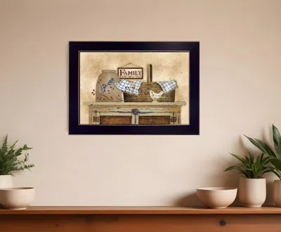 Homezia Family Still Life 2 Black Framed Print Wall Art