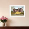 Homezia Farm Life 2 White Framed Print Wall Art