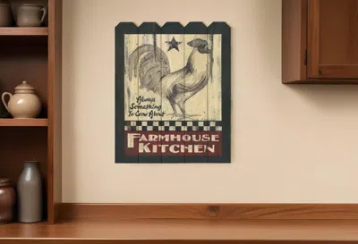 Homezia Farmhouse Kitchen Unframed Print Kitchen Wall Art In Brown