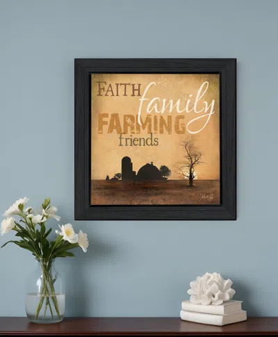 Homezia Farming 2 Black Framed Print Wall Art