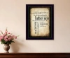 Homezia Father Says 2 Black Framed Print Wall Art