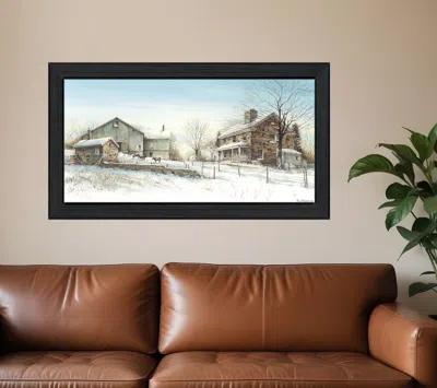 Homezia February Morning Black Framed Print Wall Art