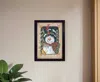 Homezia Feeding The Birds Black Framed Print Wall Art