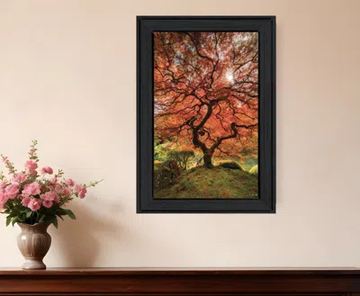 Homezia First Colors Of Fall Ii 2 Black Framed Print Wall Art