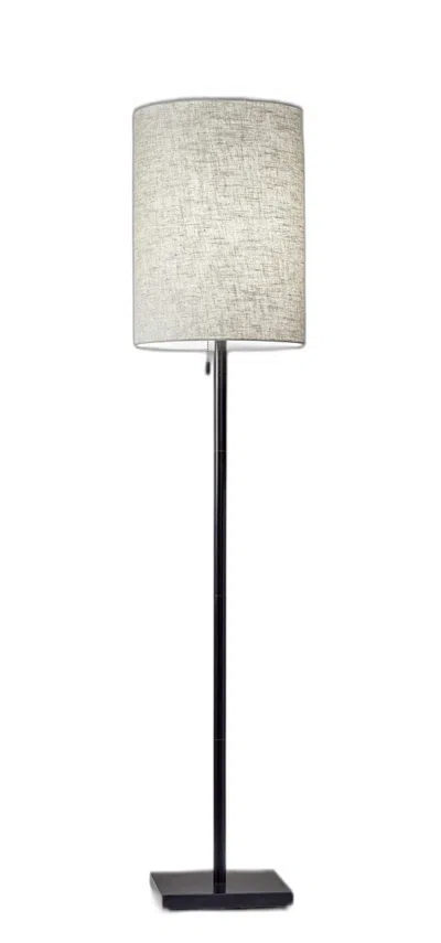 Homezia Floor Lamp Classic Silhouette Dark Bronze Metal In Black