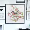 Homezia Flower And Bird Unframed Print Wall Art