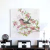 Homezia Flower And Bird Unframed Print Wall Art