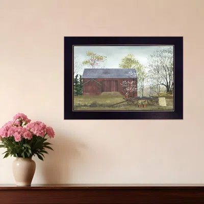 Homezia Flower Wagon 1 Black Framed Print Wall Art