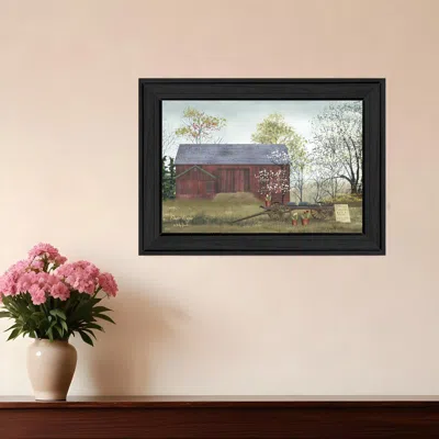 Homezia Flower Wagon 3 Black Framed Print Wall Art
