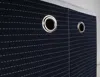 Homezia Foldable Navy Blue Fabric Lined Storage Basket